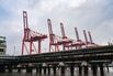 Gantry cranes at Jawaharlal Nehru Port in Navi Mumbai.