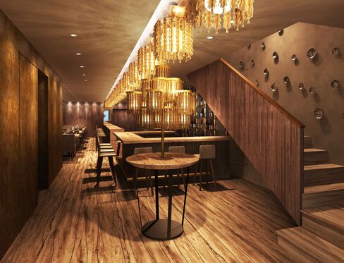 An artist's rendering shows the design of Tokimeite, which is scheduled to open in London's Mayfair later this year.