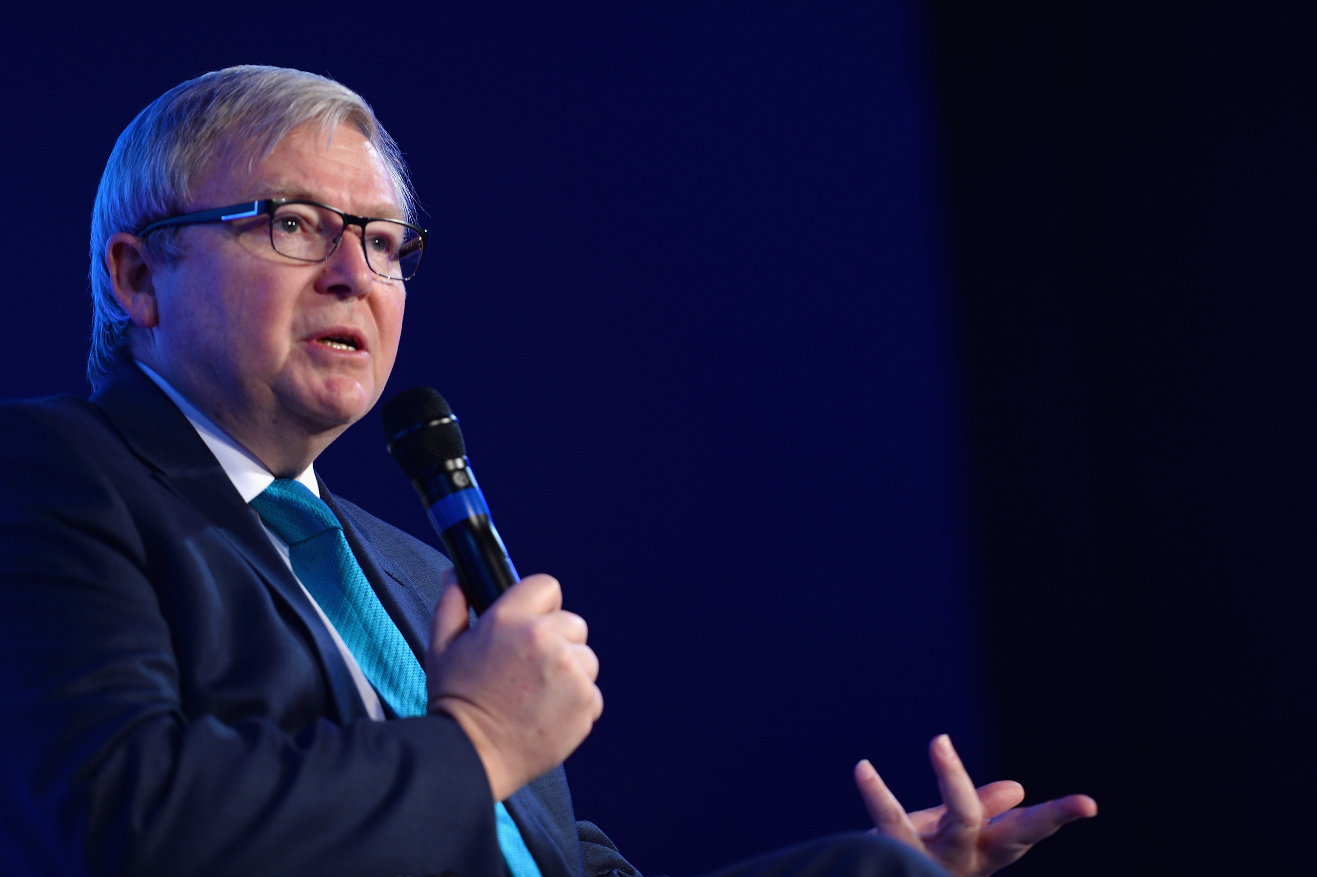 Former Australian Prime Minister Kevin Rudd.
