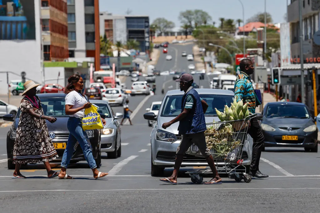 Downtown Windhoek,&nbsp;Namibia.