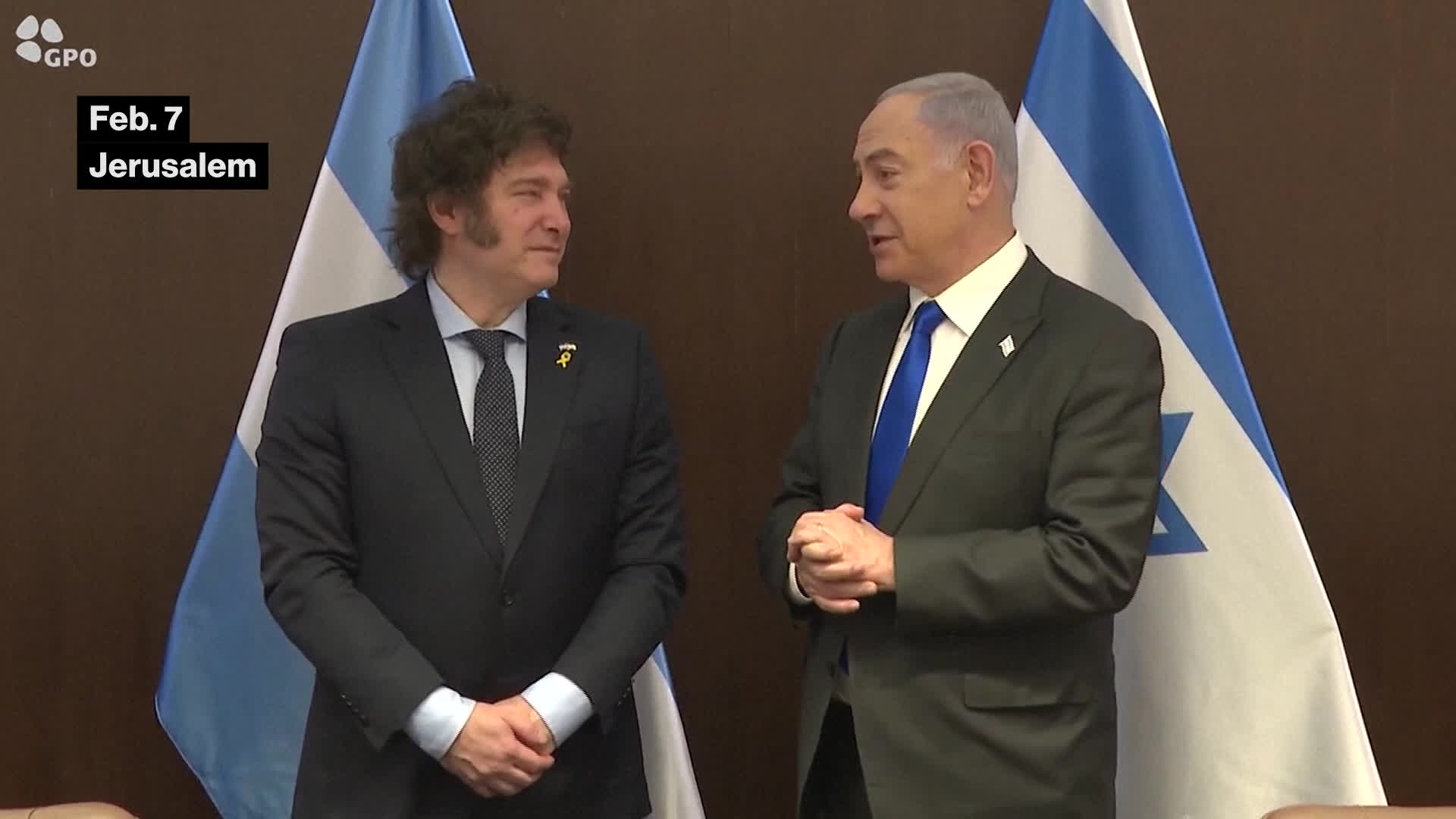 Watch Netanyahu Calls Milei a Great Friend of Jewish State - Bloomberg