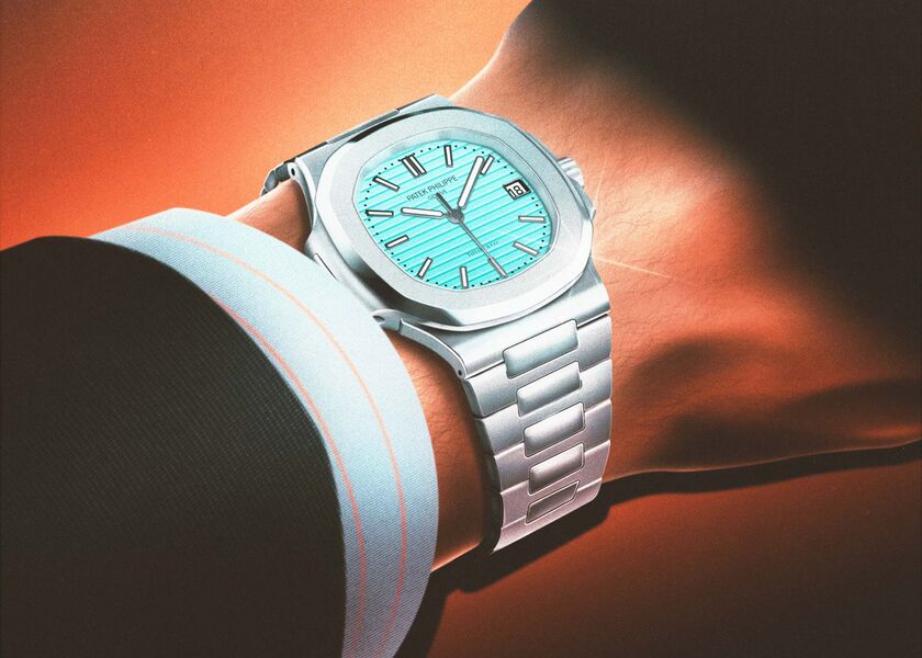 Tiffany-Patek Illustration of Blue Dial Watch