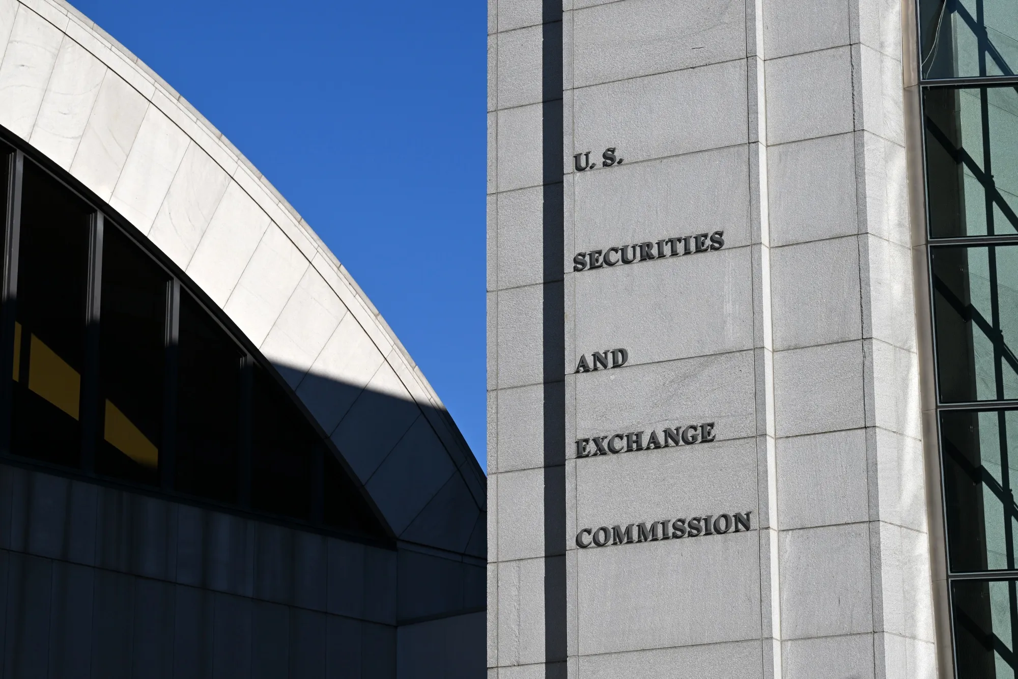 The US Securities and Exchange Commission headquarters in Washington.