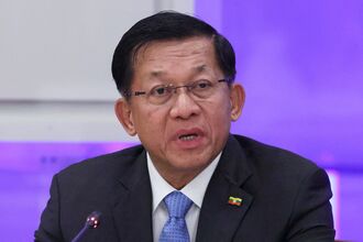 Myanmar’s junta chief Min Aung Hlaing.