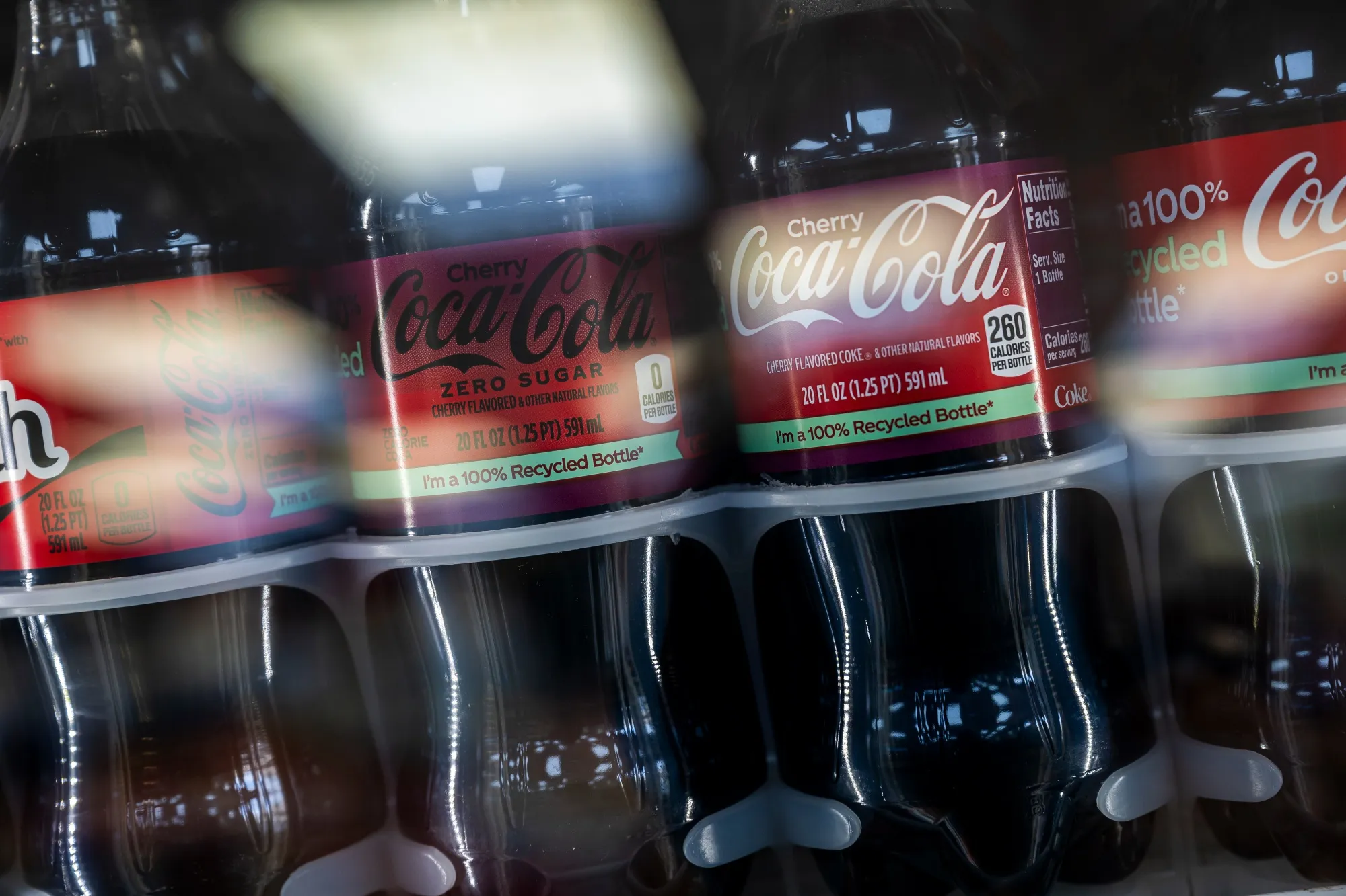 Coca-Cola bottles. Photographer David Paul Morris/Bloomberg