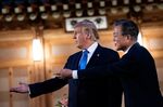 トランプ大統領と文在寅大統領