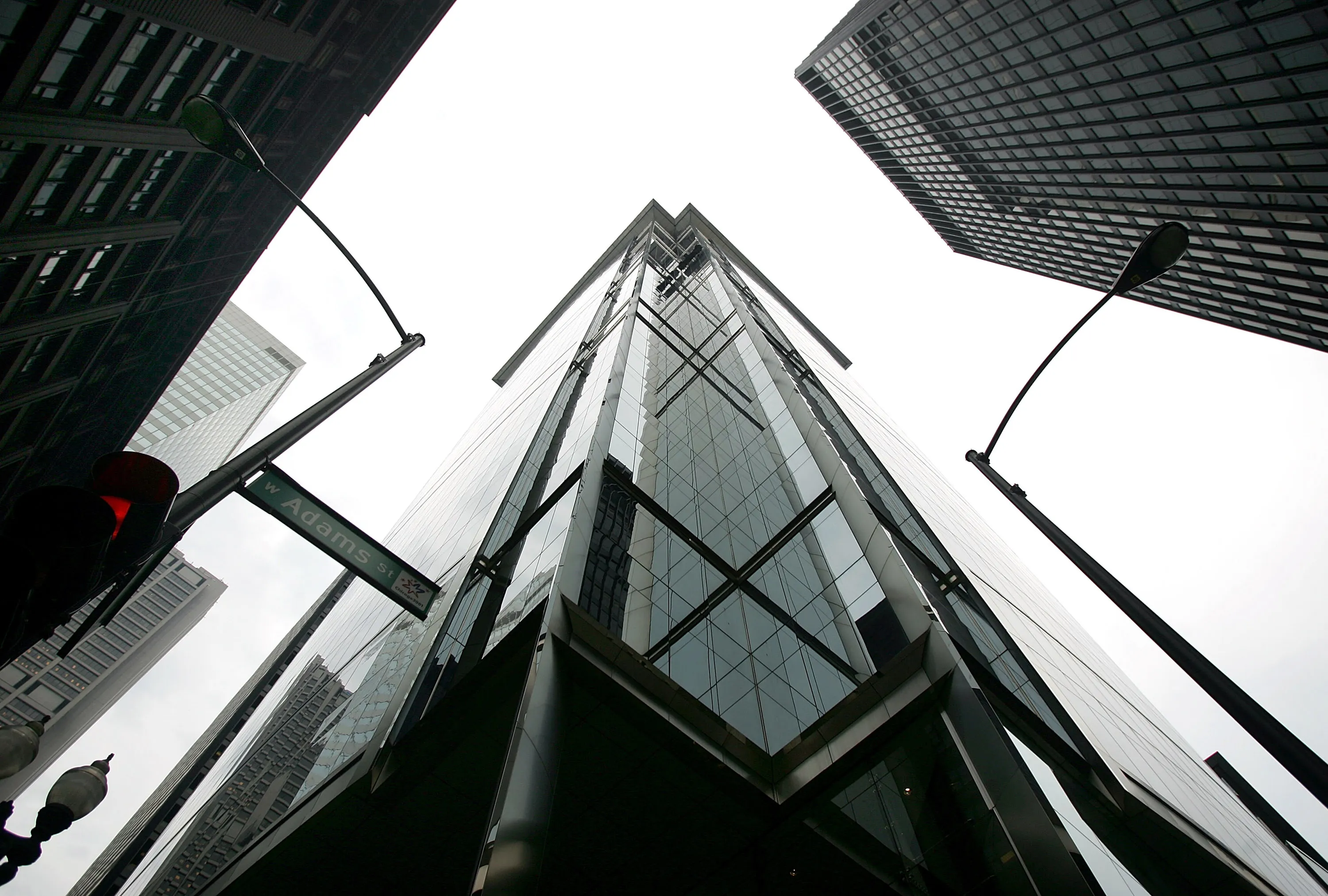The building that houses Citadel Investment Group LLC, center, stands in Chicago.