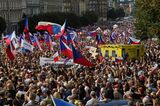 Thousands of Czechs Protest in Central Prague Over Energy Crisis