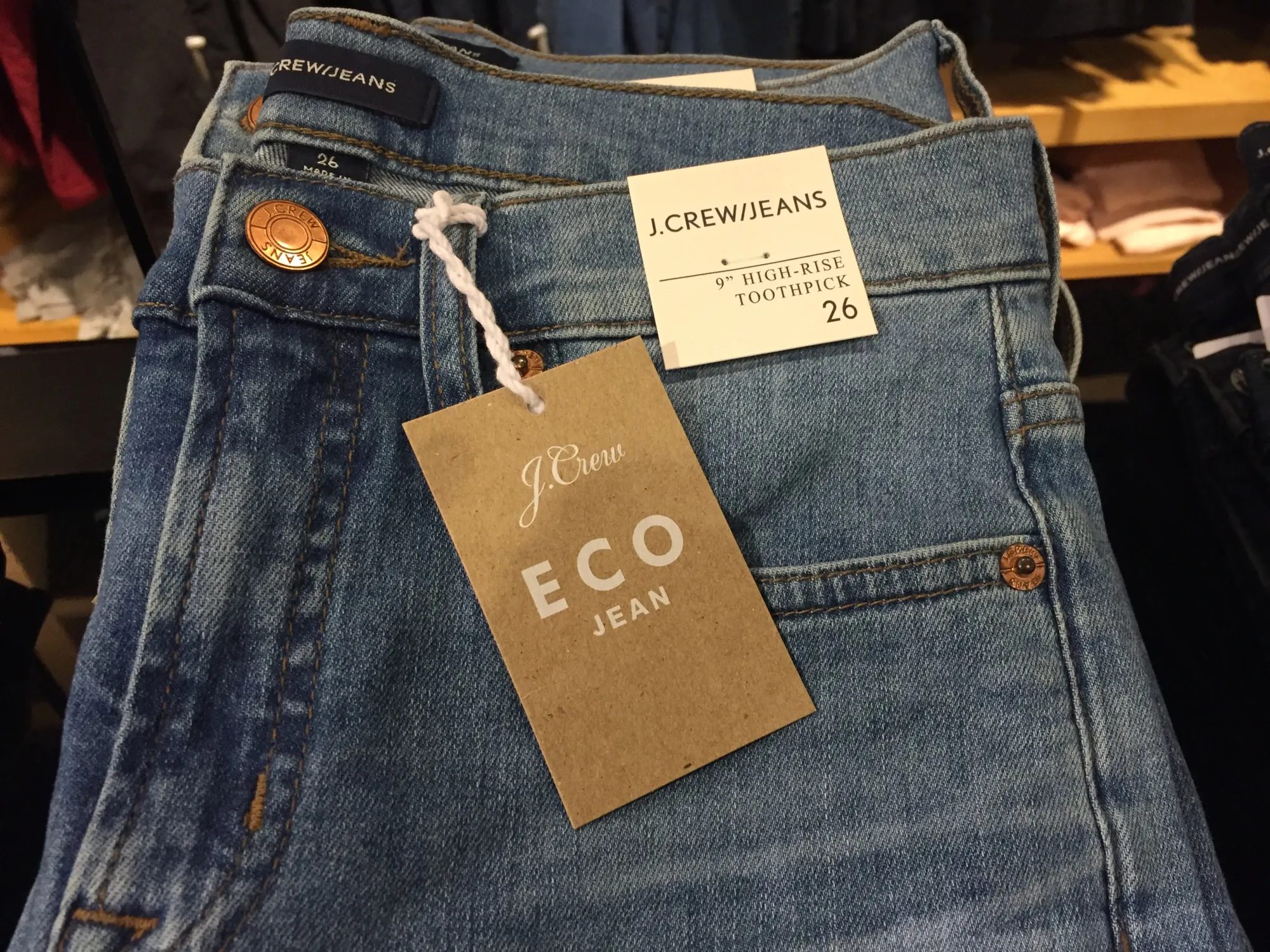 Green jeans.