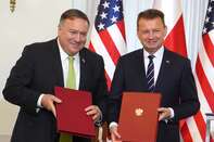 relates to Pompeo Signs Defense Agreement to Add 1,000 Troops to Poland