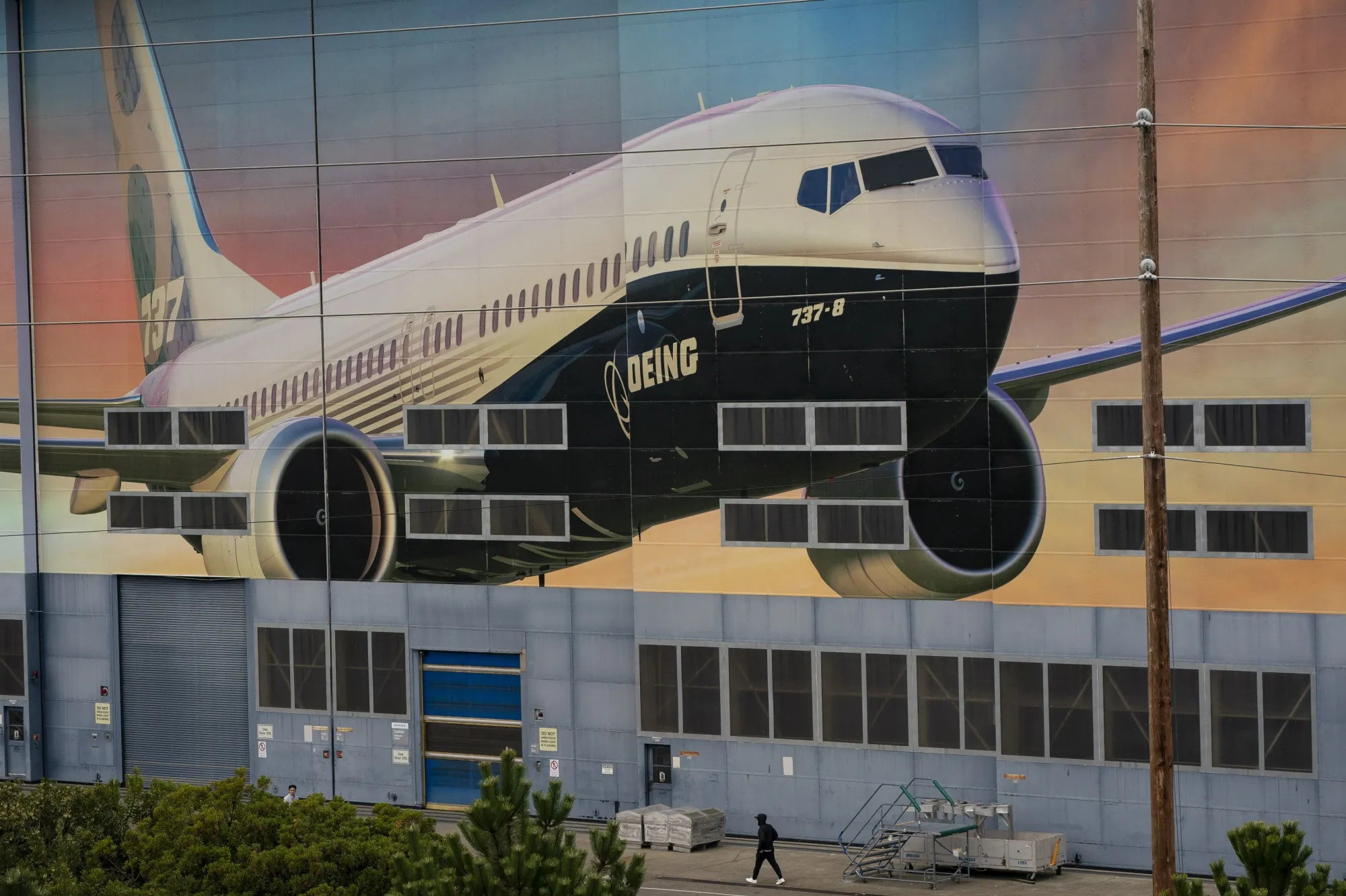 A Boeing factory near Seattle.