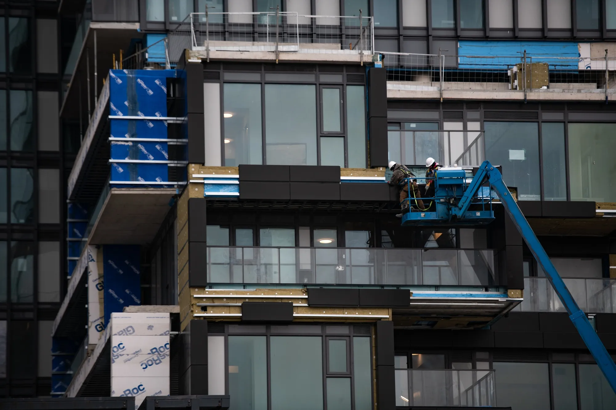 Condos under construction in Toronto.
