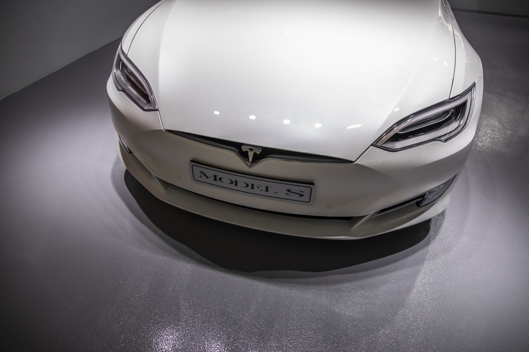 A Tesla Inc. Model S electric vehicle.