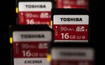 Toshiba Corp's digital high capacity (SDHC) memory cards