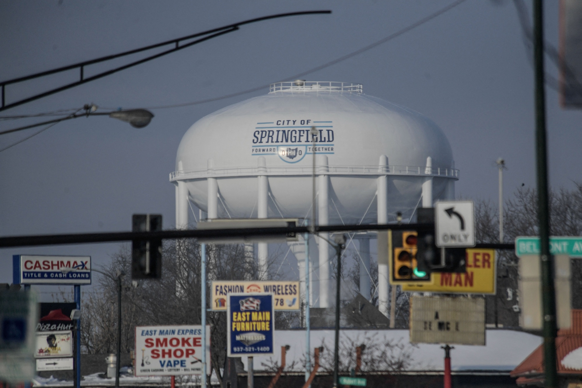 The Springfield Water tower