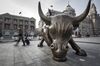 The Bund Bull stands in Shanghai, China, on Wednesday, Jan. 4, 2017. After defying skeptics with solid growth last year, China aims to do the same again in 2017.