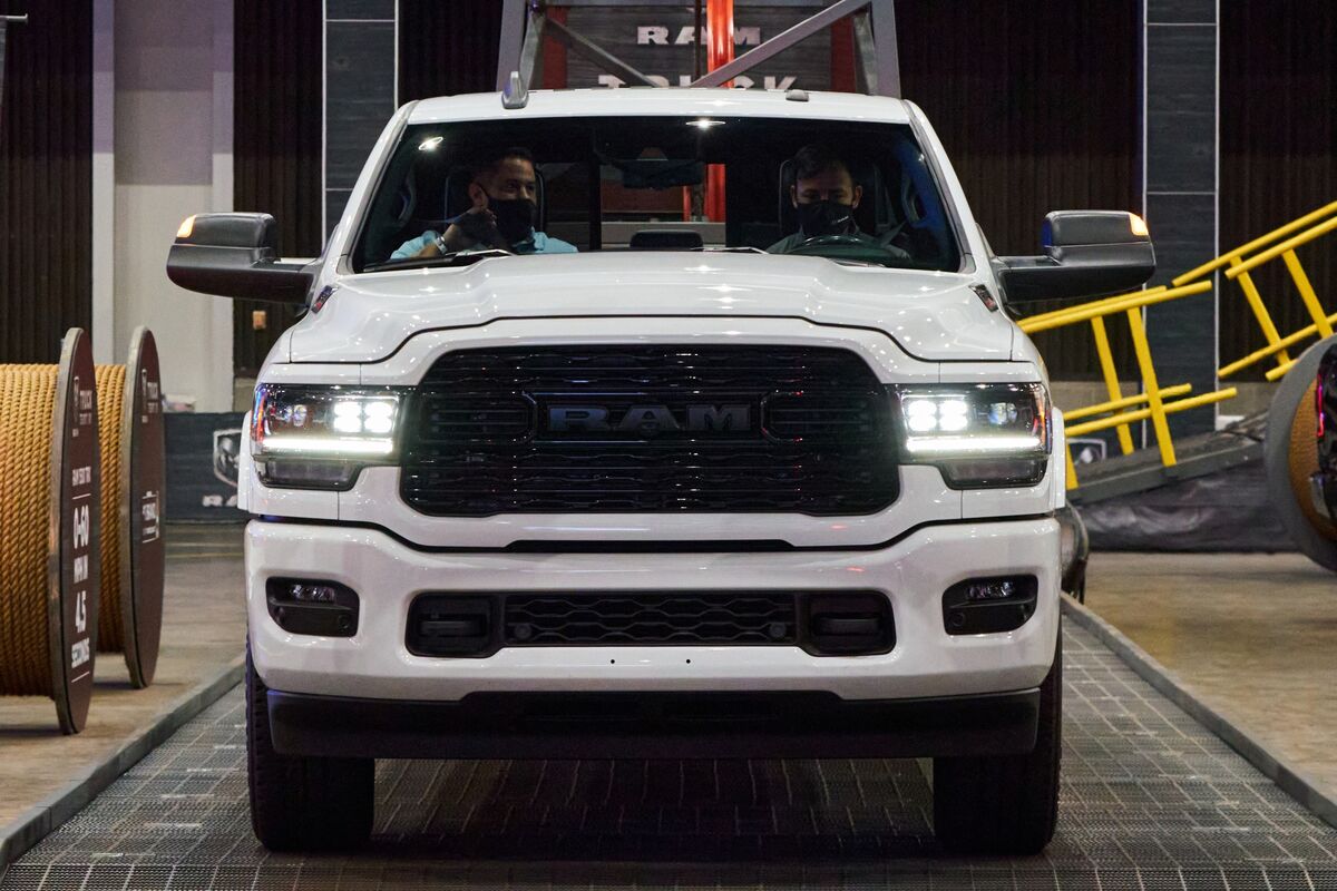 bloomberg.com - Alicia Diaz - Stellantis Recalls 1.5 Million Ram Trucks Hit With Software Bug