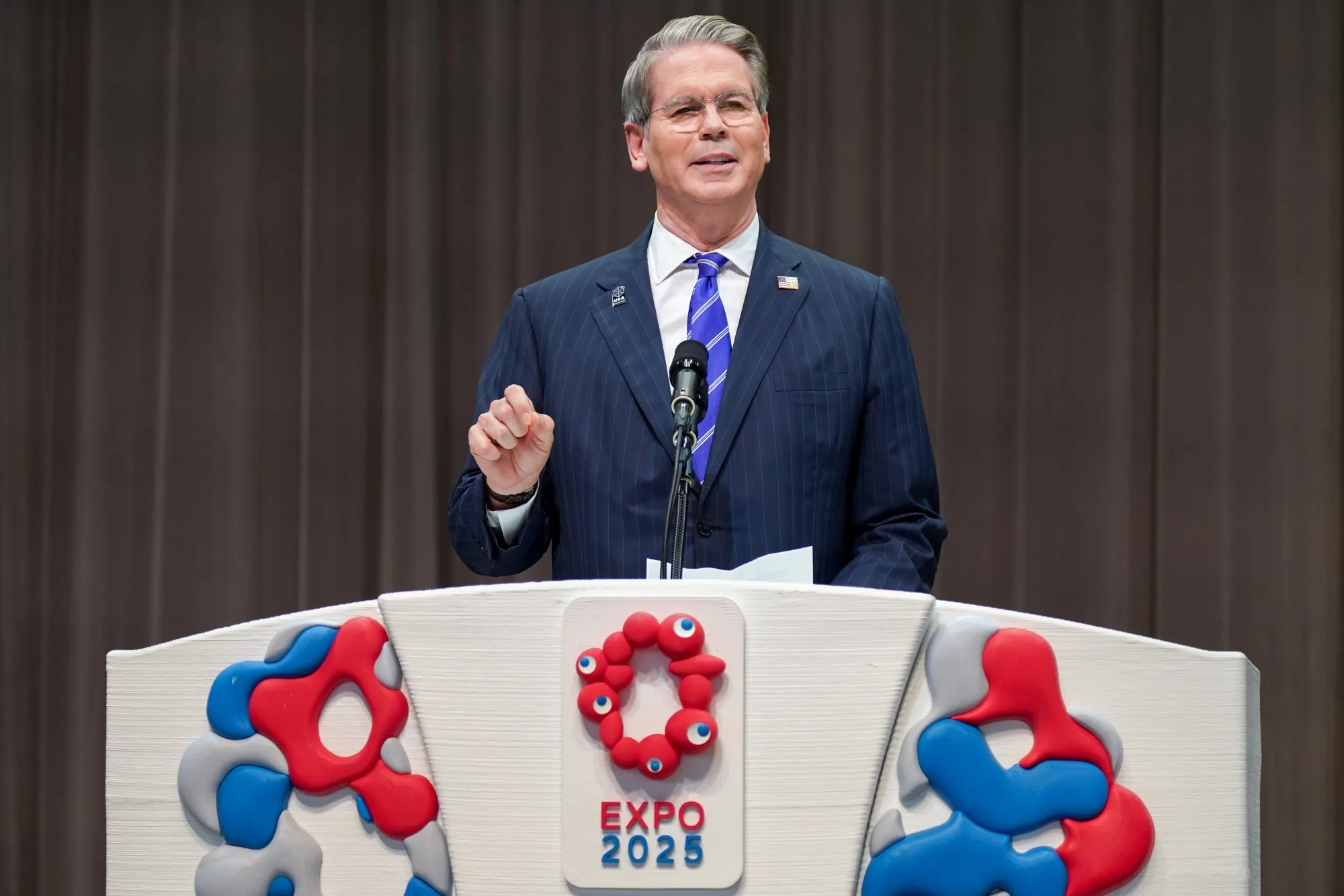 U.S. Treasury Secretary Scott Bessent Visits World Expo In Osaka