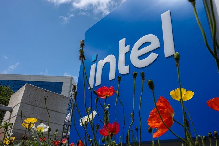 Intel Headquarters Ahead Of Earnings Figures