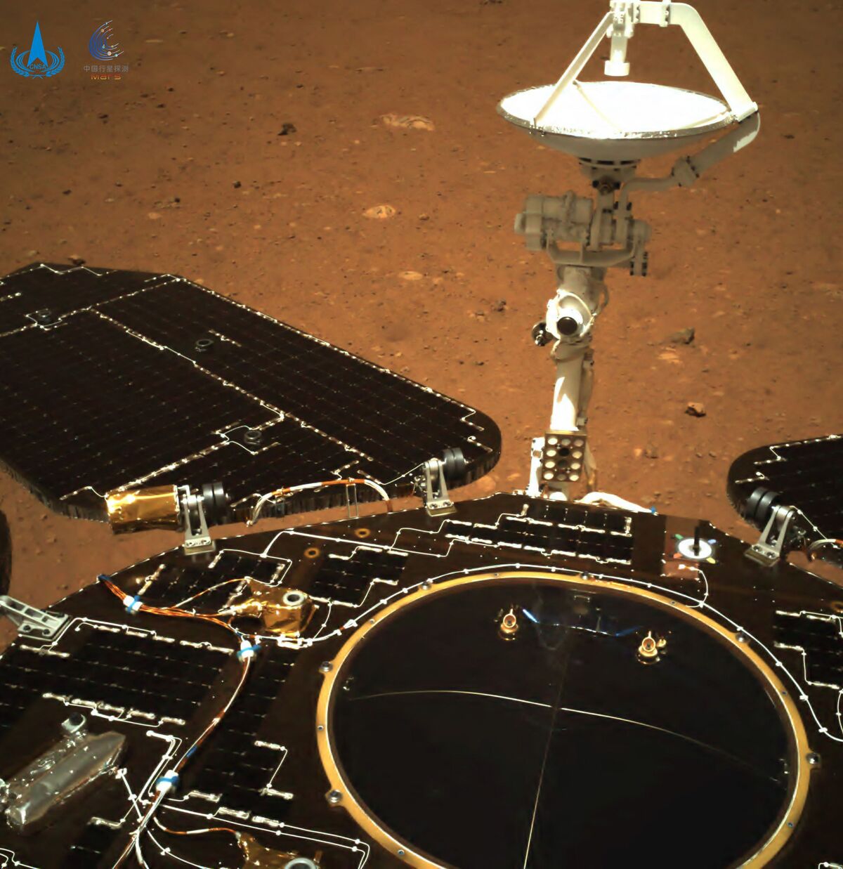 China’s Mars Probe Sends Back Its First Photos Of The Red Planet