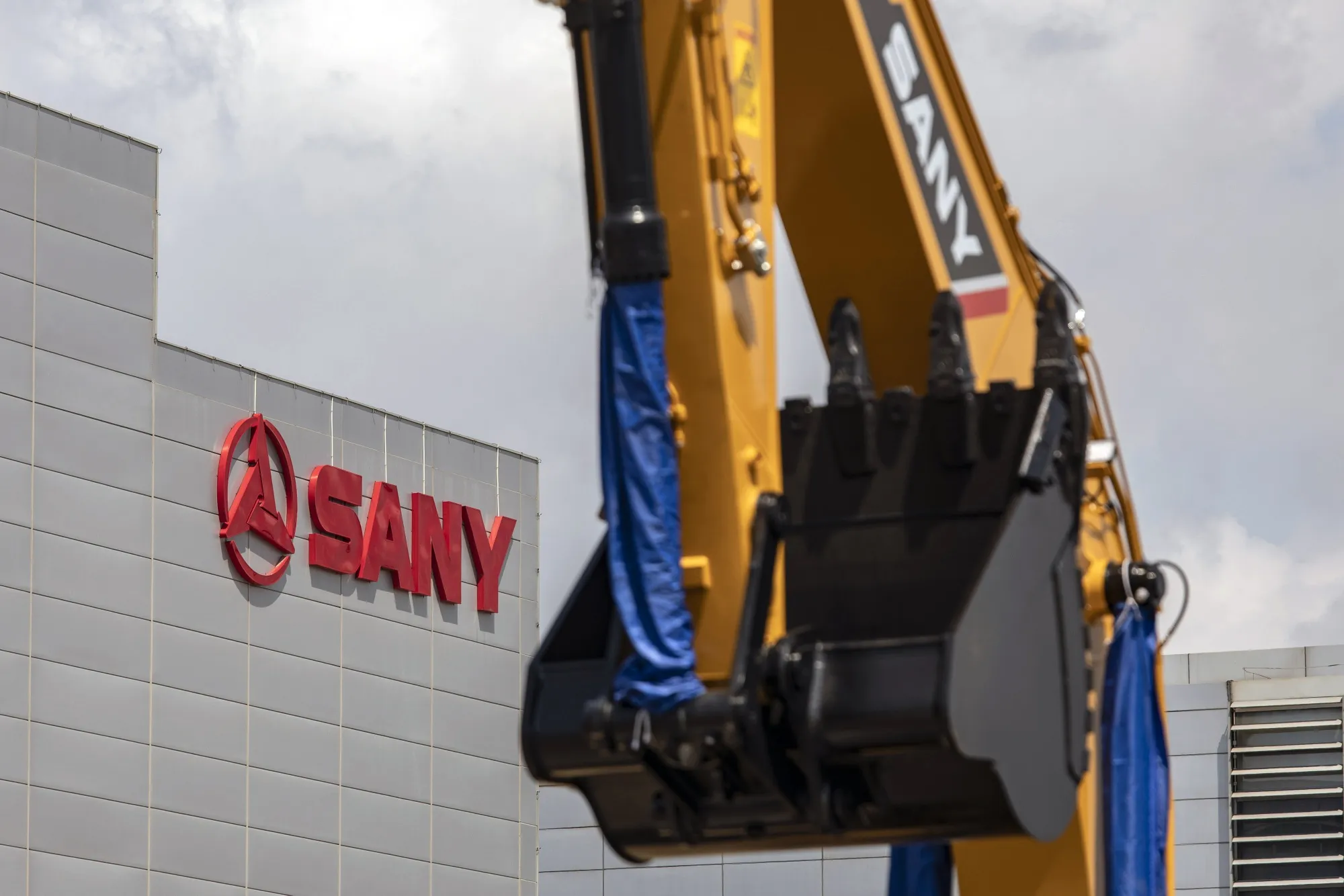 Một nhà máy của Sany Heavy ở Thượng Hải.