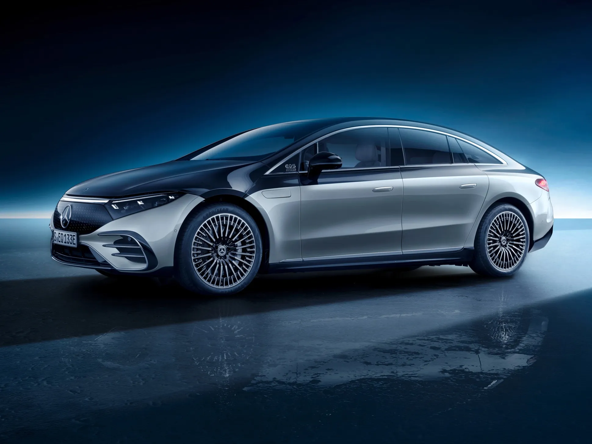Mercedes has begun rolling out its new all-electric EQS sedan.
