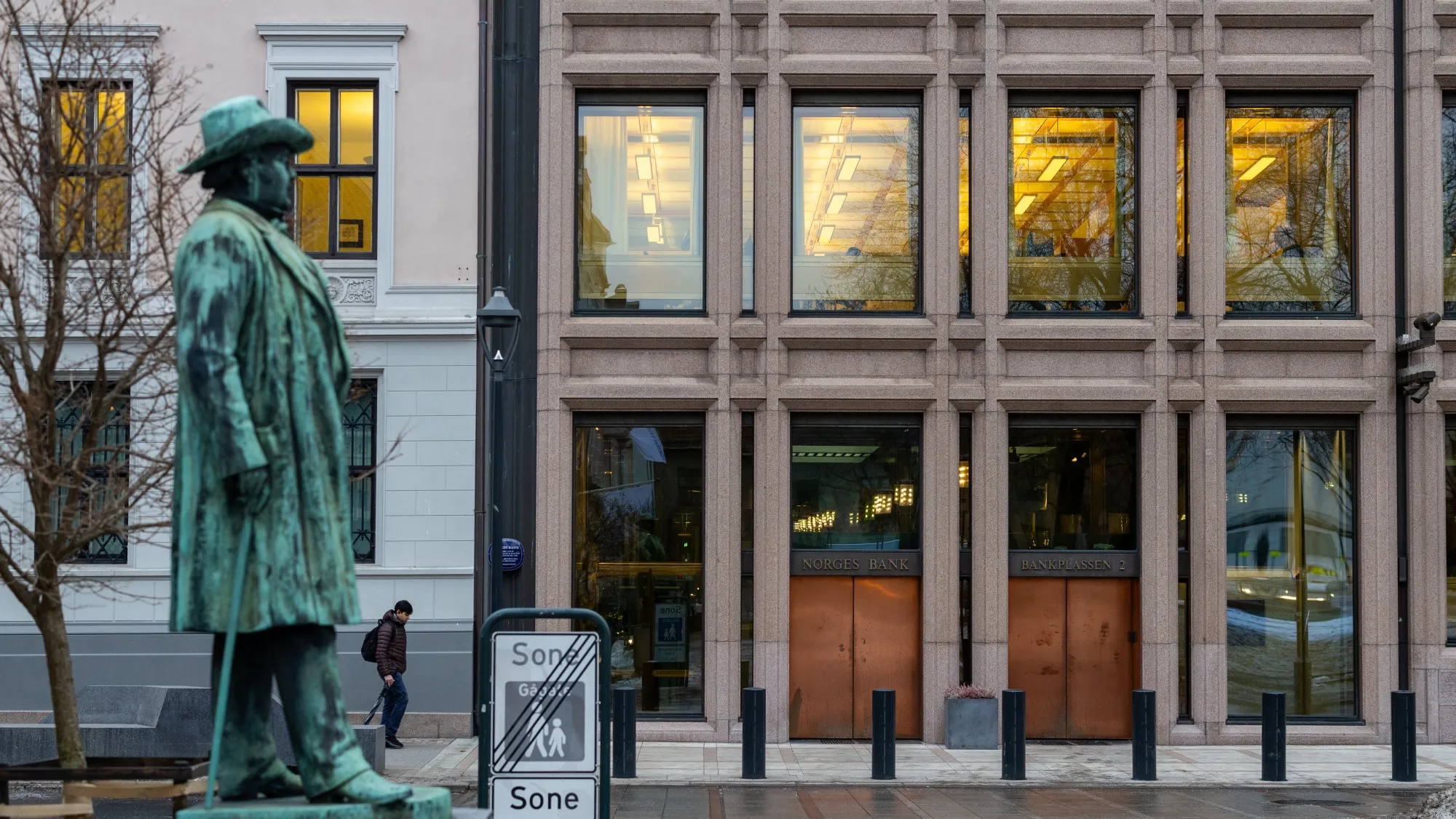 The headquarters of Norges Bank in Oslo.