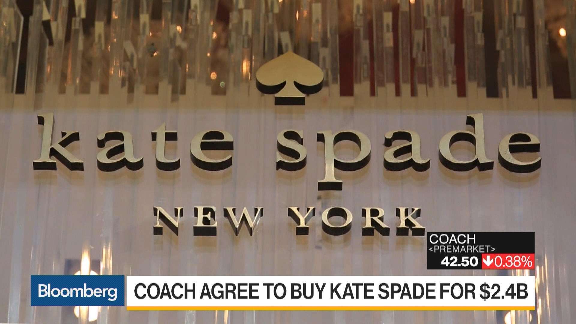 Coach Agrees to Buy Kate Spade for $ Billion - Bloomberg