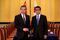 Chinese Foreign Minister Wang Yi Meets With Japanese Counterpart Taro Kono