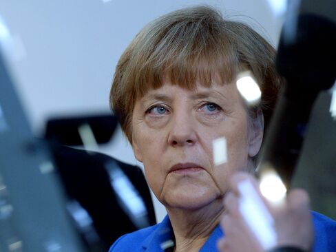 As the Greek saga heads toward a denouement, Merkel's approval ratings have dipped amid differences with Finance Minister Wolfgang Schaeuble over the battered Mediterranean economy