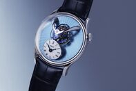 relates to For $280,000, This Clever MB&F Watch Turns Time on Its Side