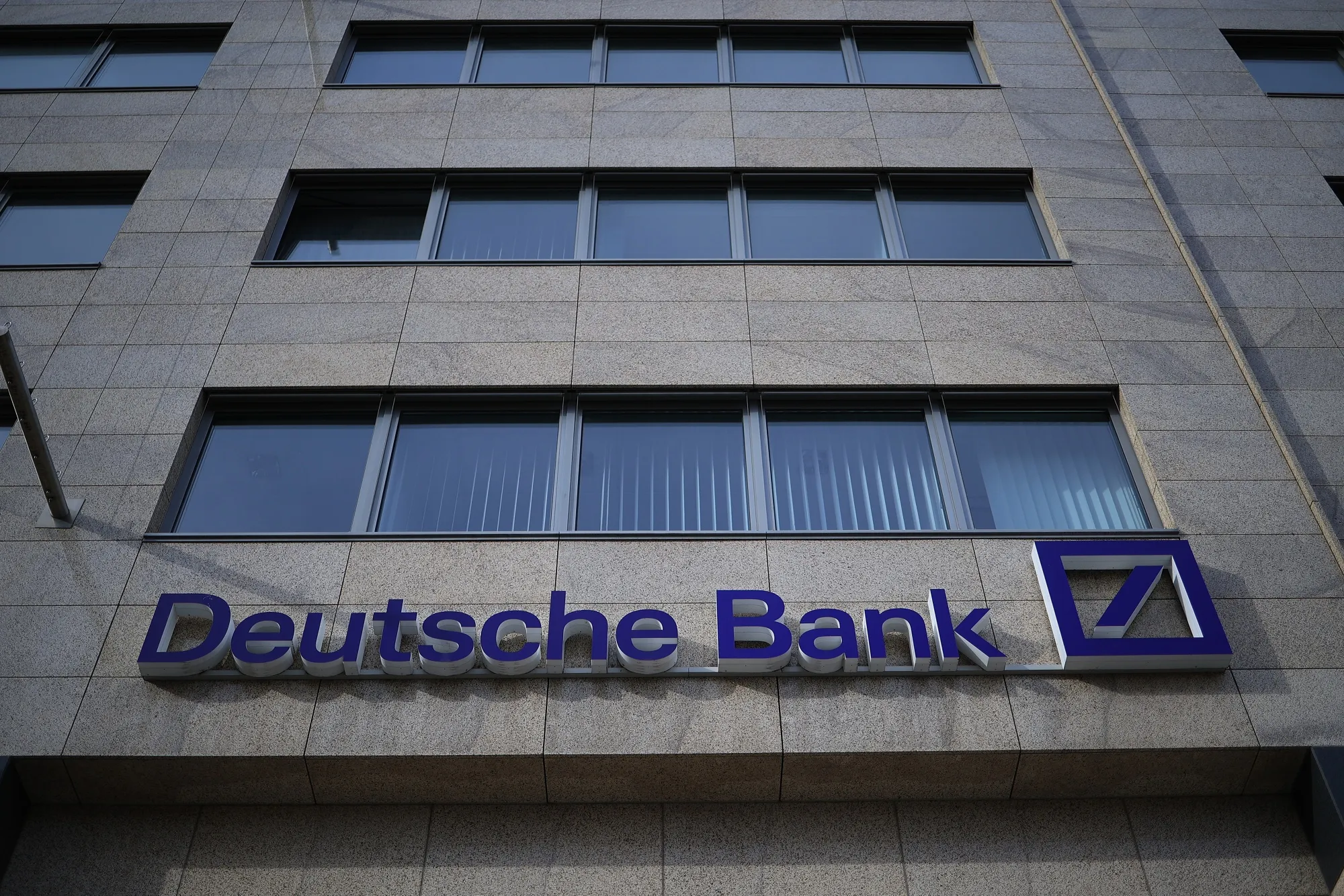 A Deutsche Bank branch in Magdeburg, Germany.