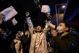 Protest in Beijing Against China Covid Measures