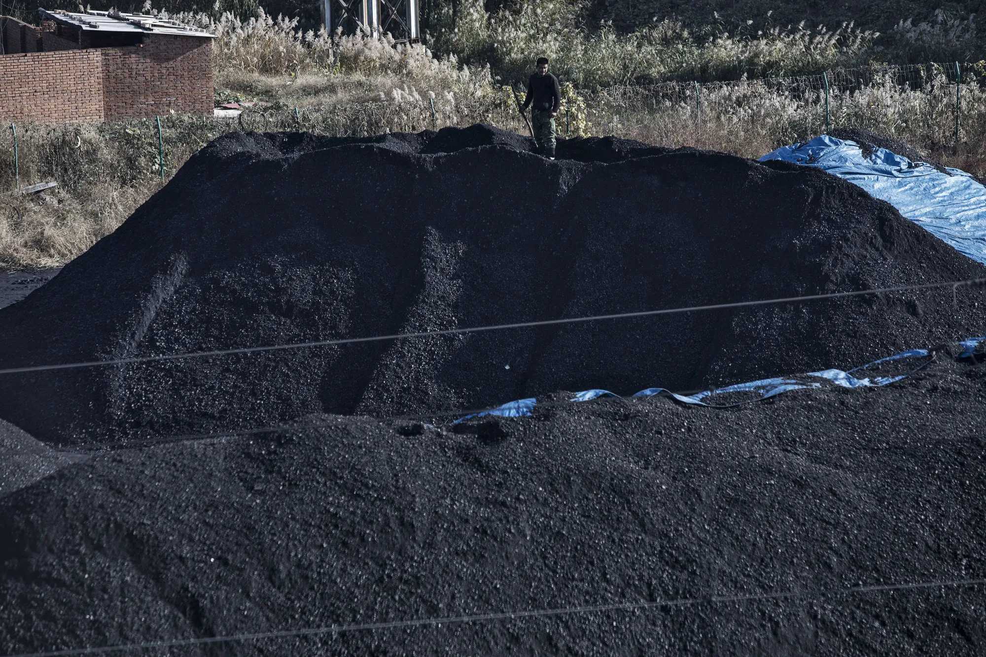General View Of Coal At China's Qinhuangdao Port