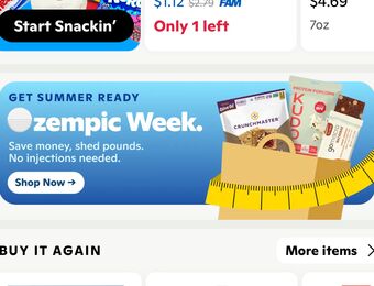 relates to ‘Ozempic Week’ Ad Campaign Backfires for Delivery Service Gopuff