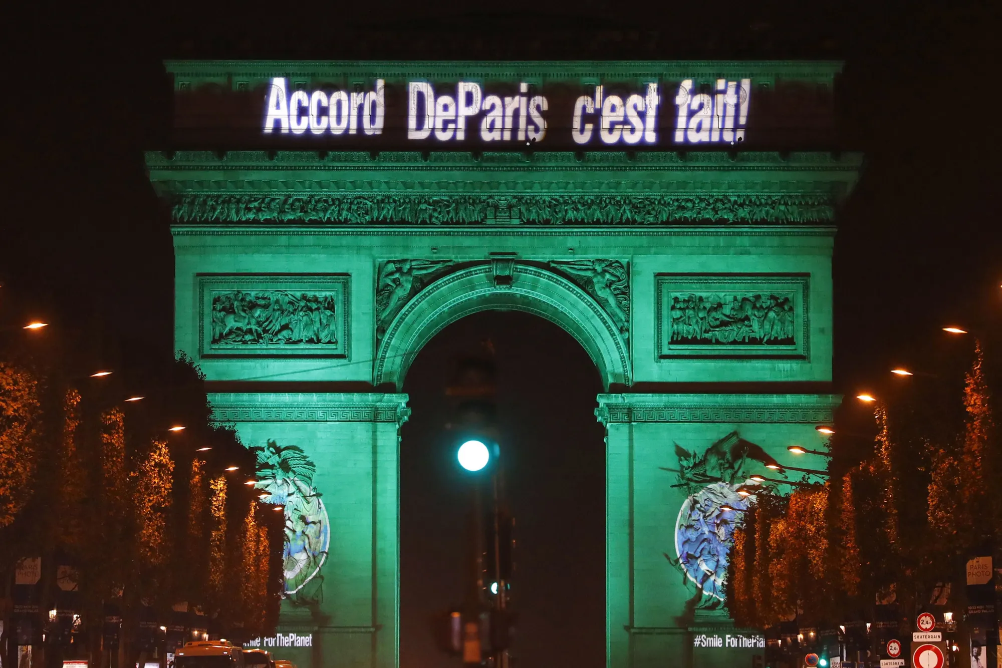 The Arc de Triomphe in Paris on Nov.&nbsp;4, 2016.&nbsp;America’s withdrawal prompted concerns that other nations would follow.