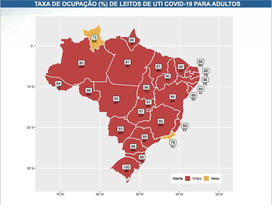 Sao Paulo Sets Week-Long Holiday to Halt Covid in Brazil