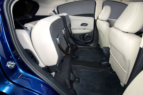 Honda's "Magic" seats fold two ways.