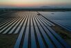 Views at a solar farm in Pavagada