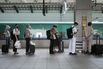 Travelers at Tokyo Station Ahead of Obon-holiday Week