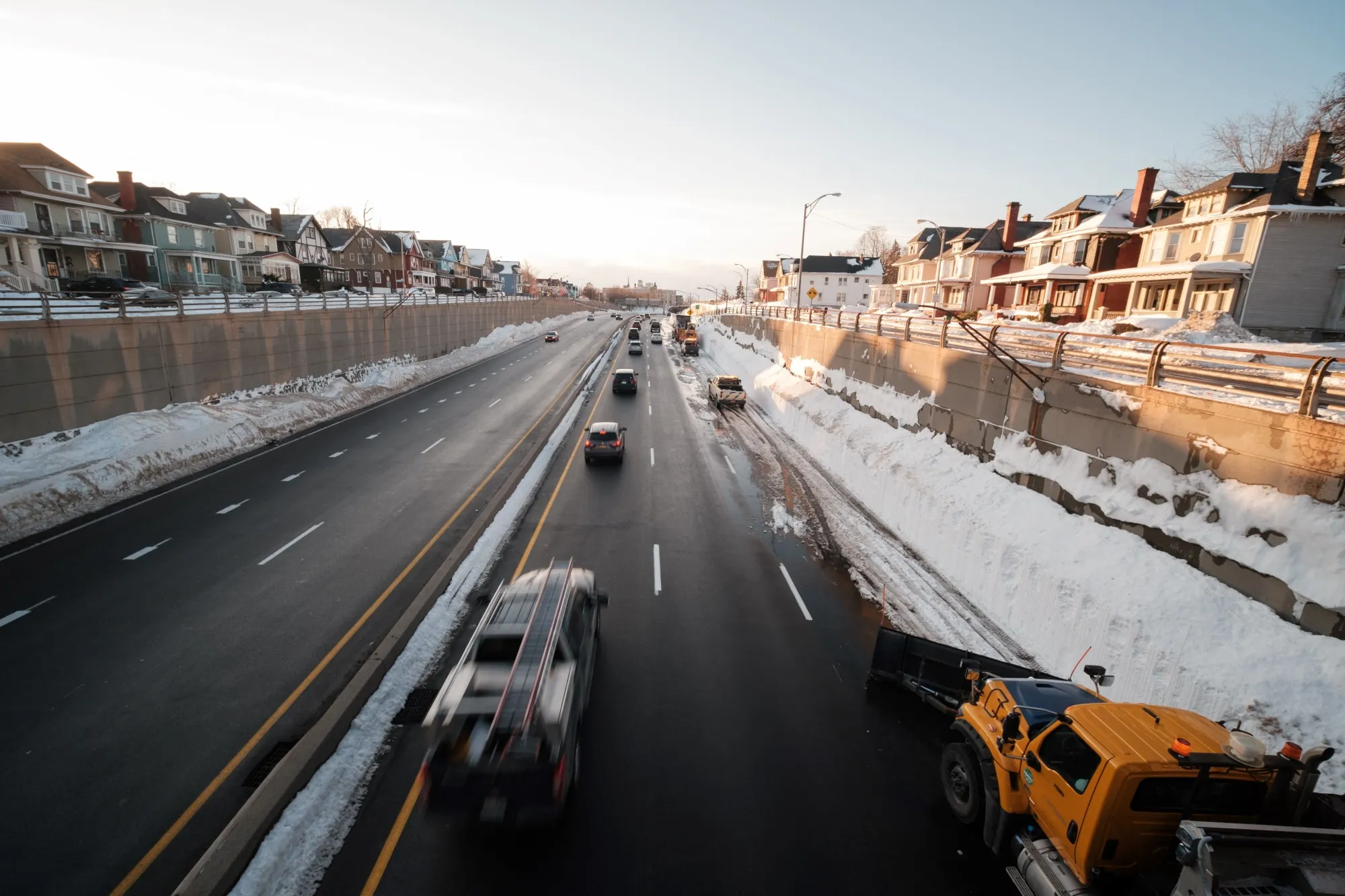 The Kensington Expressway in Buffalo, New York, built in the early 1960s, became a barrier that isolated the city’s East Side.&nbsp;