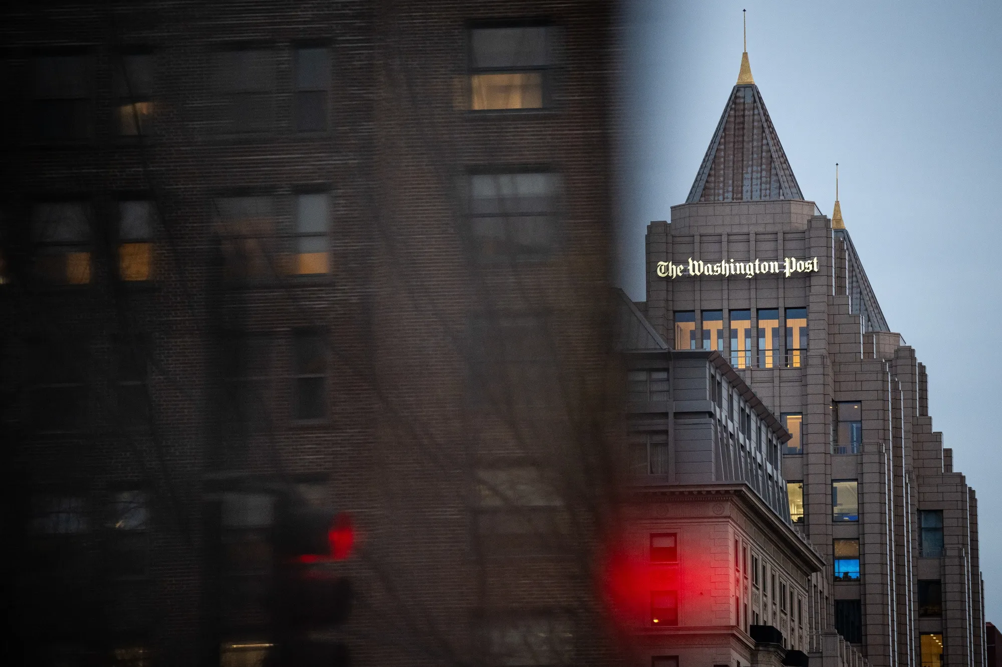 The Washington Post headquarters in Washington.