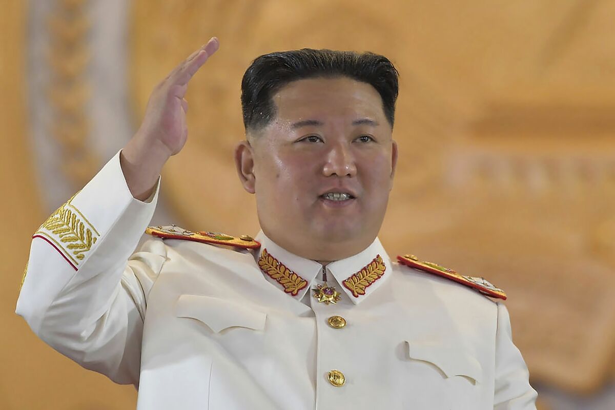 north korea leader kim jong un touts new missile, calls tests warning to us - bloomberg