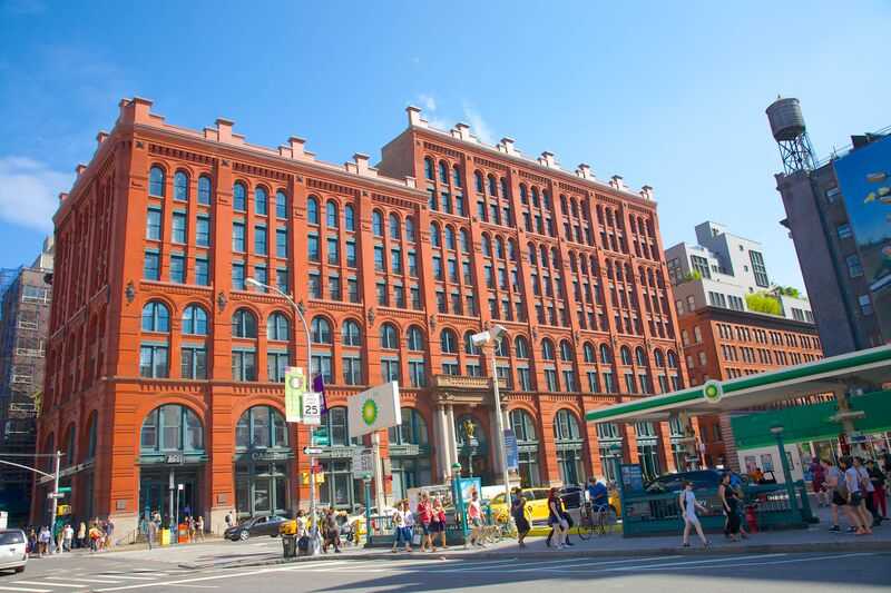 Red brick building in Nolita, NYC