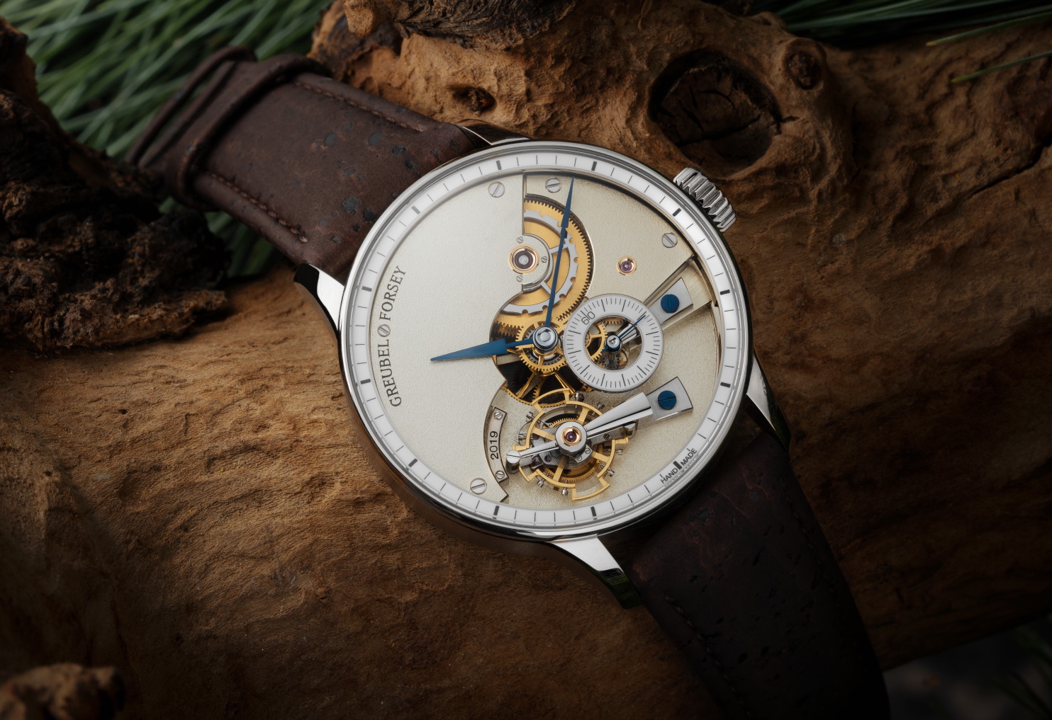 The Greubel Forsey Hand Made 1, a watch owned by Meta CEO Mark Zuckerberg, is made using 95% hand-operated tools. If you can wait until 2030 to get the next one, it'll set you back 850,000 CHF. Source: Greubel Forsey