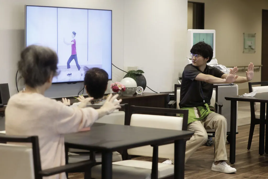 Japan tends to be less wary of automation, even in nursing homes.
