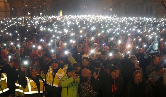 Hungarians Target State Broadcaster as Anti-Orban Protests Grow