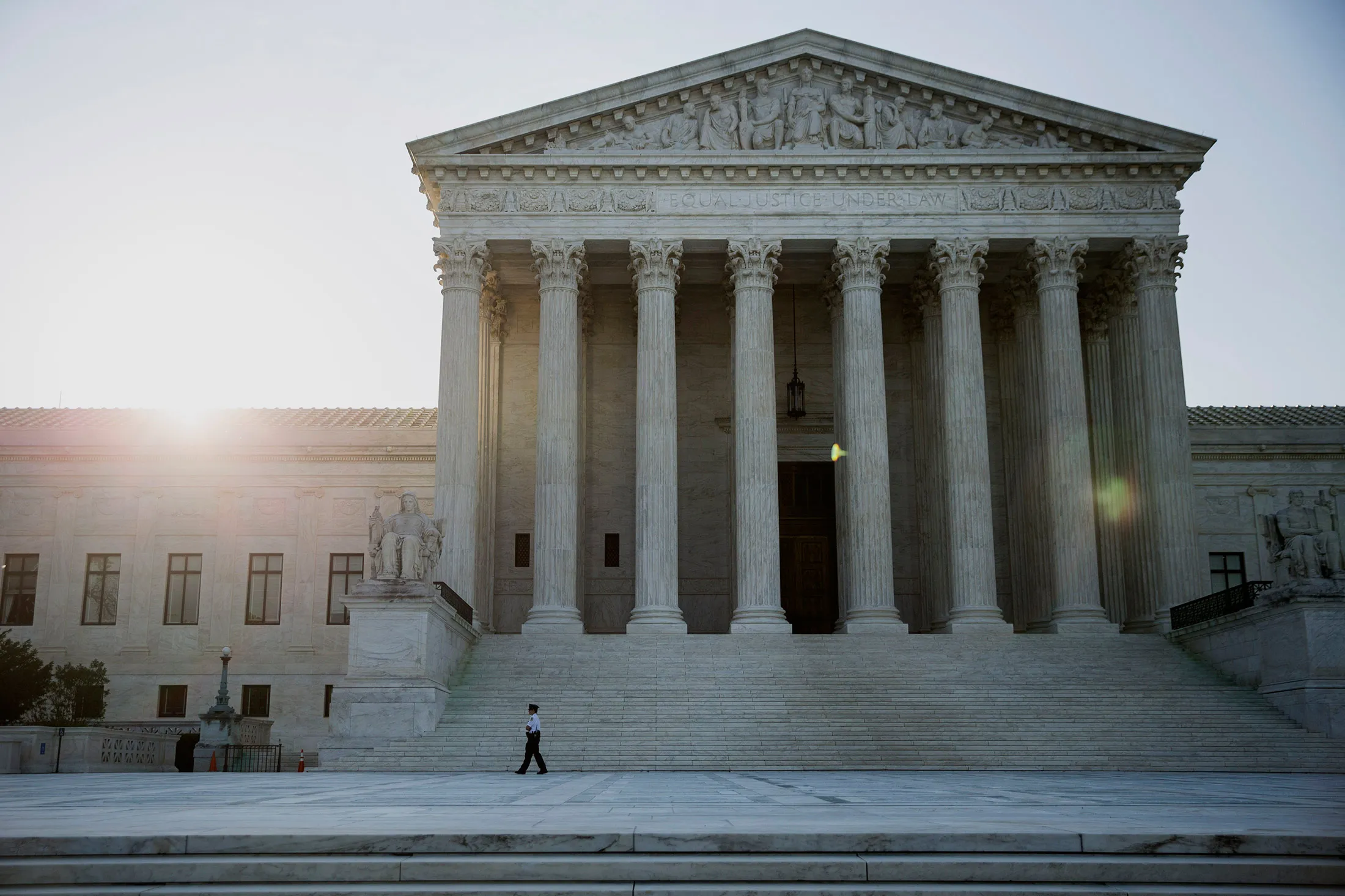 The U.S. Supreme Court building.
