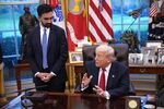 US President Donald Trump meets with New York Mayor-elect Zohran Mamdani in the Oval Office of the White House on Nov. 21, 2025 in Washington.