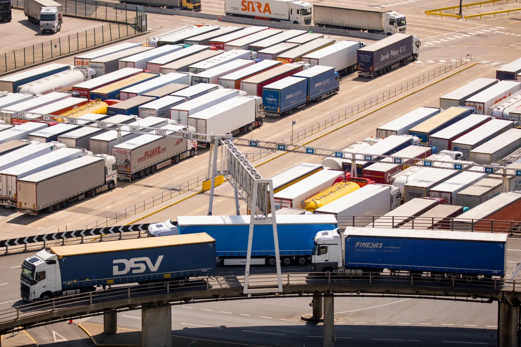 Port Of Dover After U.K. Announced Tariff Cuts In Post-Brexit Trade-Plan
